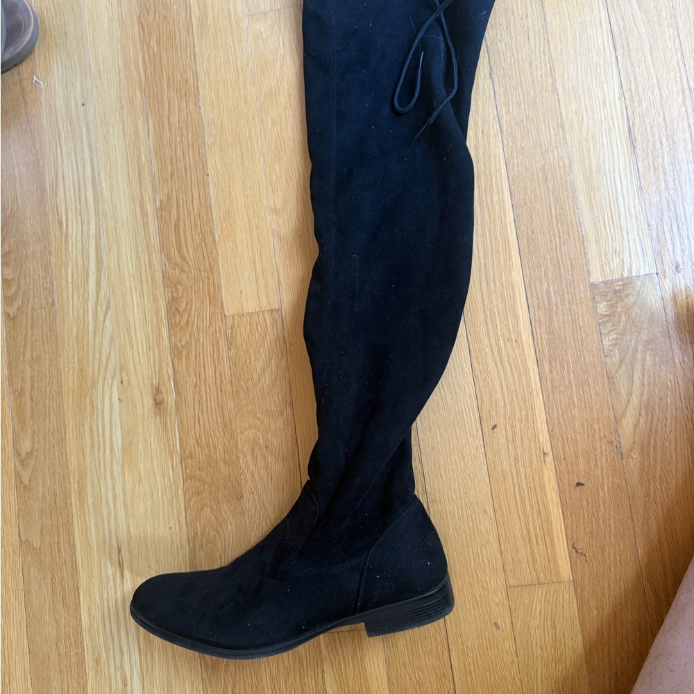 Dream Pairs Black Over-the-Knee Boots
